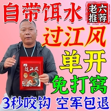 新款过江风饵料浓腥黑坑野钓专用钓鲫鱼草鱼鲢鳙鲤鱼四季通用溪流