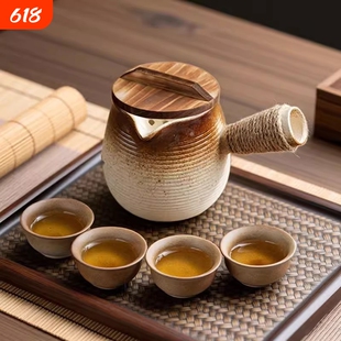 围炉煮茶壶2026新款罐罐壶煮茶器烤奶茶壶带釉烤茶壶烤茶罐炭火