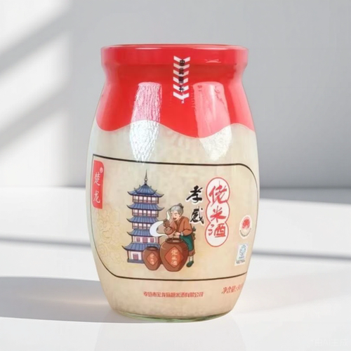 楚龙孝感佬米酒900g瓶醪糟酒酿月子甜品传统家乡酒糯米原味