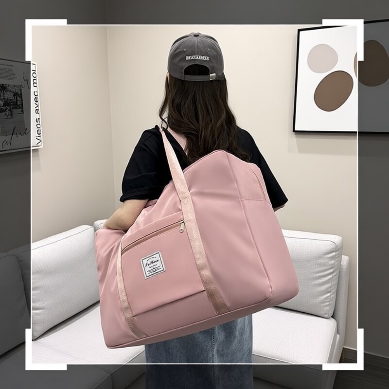 手提旅行包旅游大容量手提包行李包轻便袋收纳学生防水时尚衣物