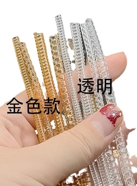 缠绕圈保护套防刮皮筋戒指电话线透明大小防磕碰调节黄金防磕