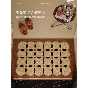 2025新款塞勒斯丝圈入户地垫玄关门防滑除尘脚垫可剪裁耐脏高弹