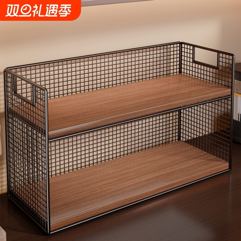 工位桌面收纳架文件多层置物架