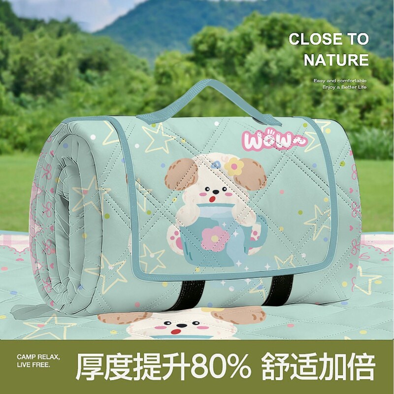 野餐垫防潮垫加厚露营沙滩野炊春游防水草坪垫子地垫户外帐篷地垫
