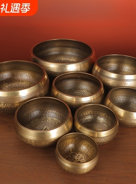 尼泊尔梵音钵瑜伽冥想佛音钵西藏