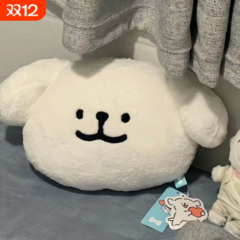 可爱线条小狗毛绒玩偶抱枕枕头床头陪睡娃娃女生日礼物毕业送闺蜜