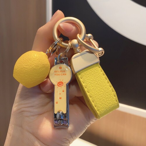 汽车钥匙扣指甲刀小众钥匙链