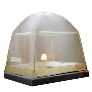 蒙古包蚊帐家用2025新款1.5全底儿童防摔可拆洗1米8大床2加密纹帐