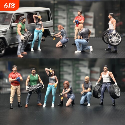 American Diorama AD1:18MUSCLE MECHANICS 肌肉力学树脂人偶模型