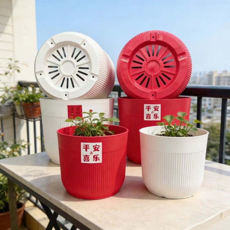 特价简约风树脂塑料落地大花盆天堂鸟绿植发财树客厅树木花盆家用