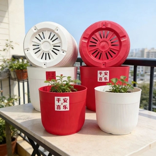 特价简约风树脂塑料落地大花盆天堂鸟绿植发财树客厅树木花盆家用