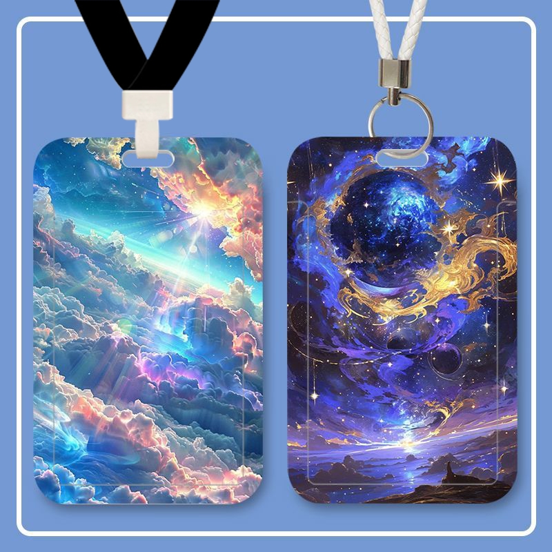 浪漫星空梦幻治愈励志文字卡套