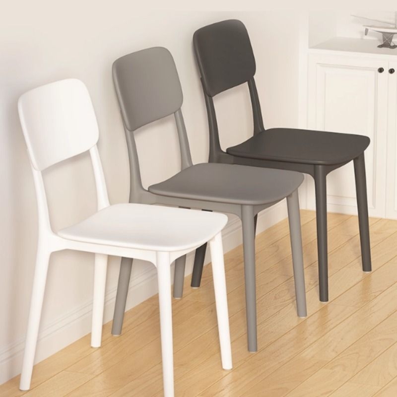塑料椅子靠背餐厅可叠放餐桌椅加厚现代简约轻奢凳子家用北欧餐椅