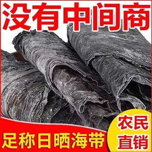 霞浦特产厚海带干货福建野生海带头丝新鲜海产品商用干海带优质