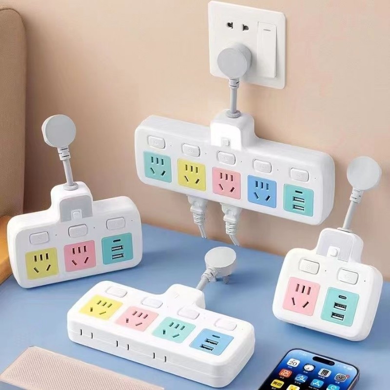 办公插座USB夜灯多功能排插