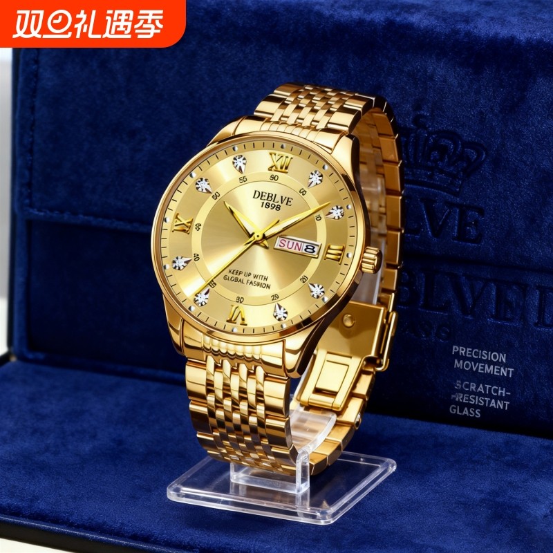 品牌正品手表男概念男士非机械表男款高级感学生运动男表潮腕表男