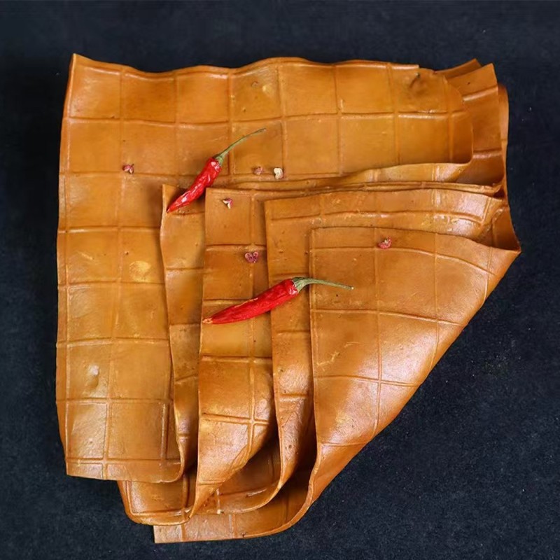 四川豆腐干重庆烧烤牛皮豆干豆腐皮商用卤味五香火锅食材烤豆干