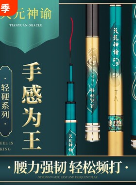 神谕28调19调碳素台钓竿鱼竿
