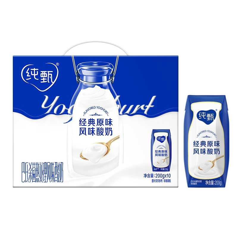 蒙牛纯甄原味酸奶巴氏杀菌