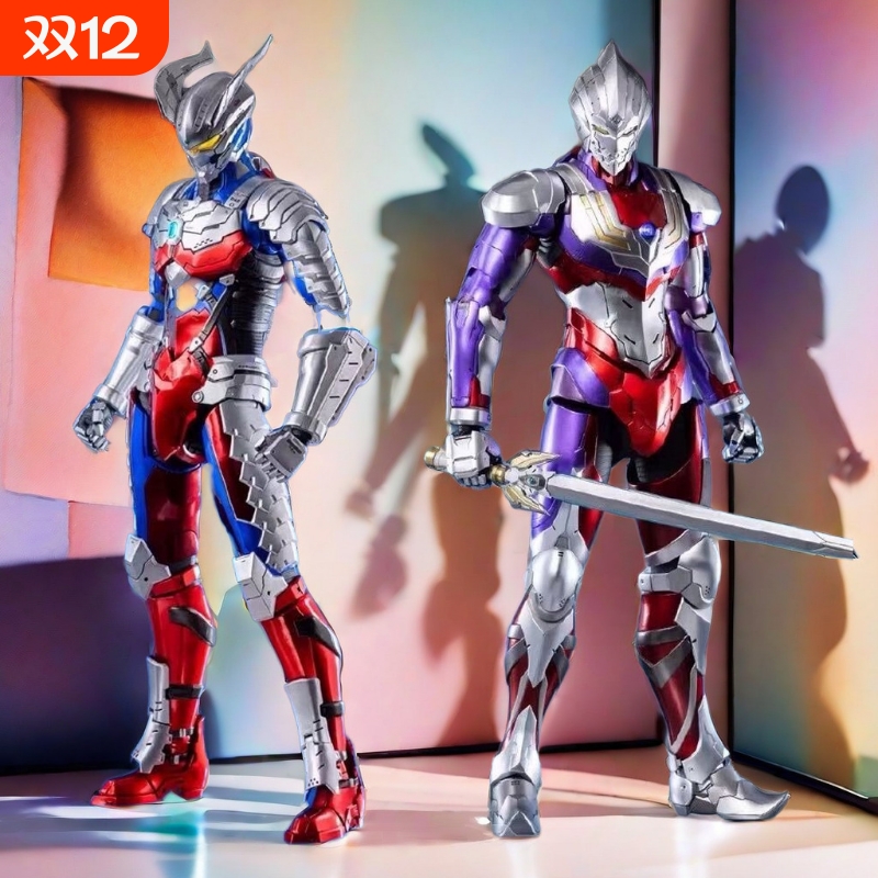 机甲闪耀黄金赛罗装甲终极奥特的机动手办关节可动人偶模型玩具男