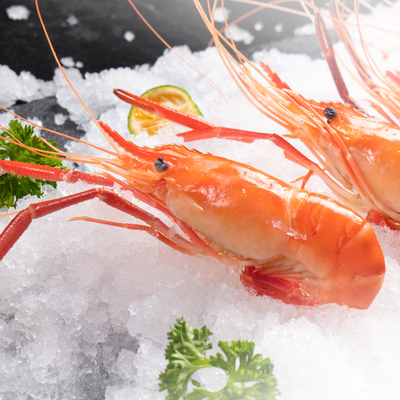 恒兴渔港熟冻罗氏沼虾新冷冻生鲜活饱满虾膏16/20冷链达鲜嫩750g
