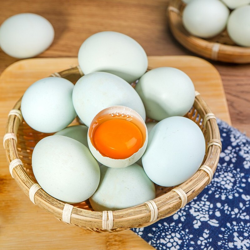 新鲜农家散养绿壳乌鸡蛋谷物喂养现捡现发宝宝辅食营养美味50枚