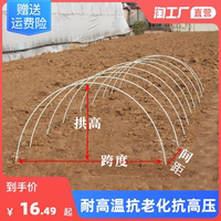 小拱棚支架拱杆竿大棚骨架套棚菜棚保温棚纤维杆园艺农用育苗耐用