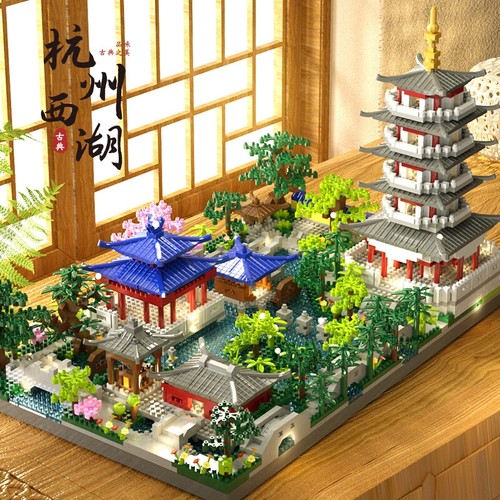 【特价秒】杭州西湖拼装积木