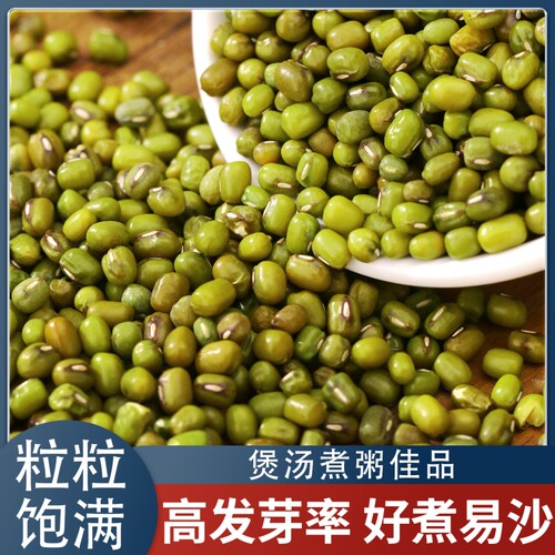 绿豆50g小绿豆农家自产夏天绿豆汤粥糕材料五谷杂粮煲发芽精选