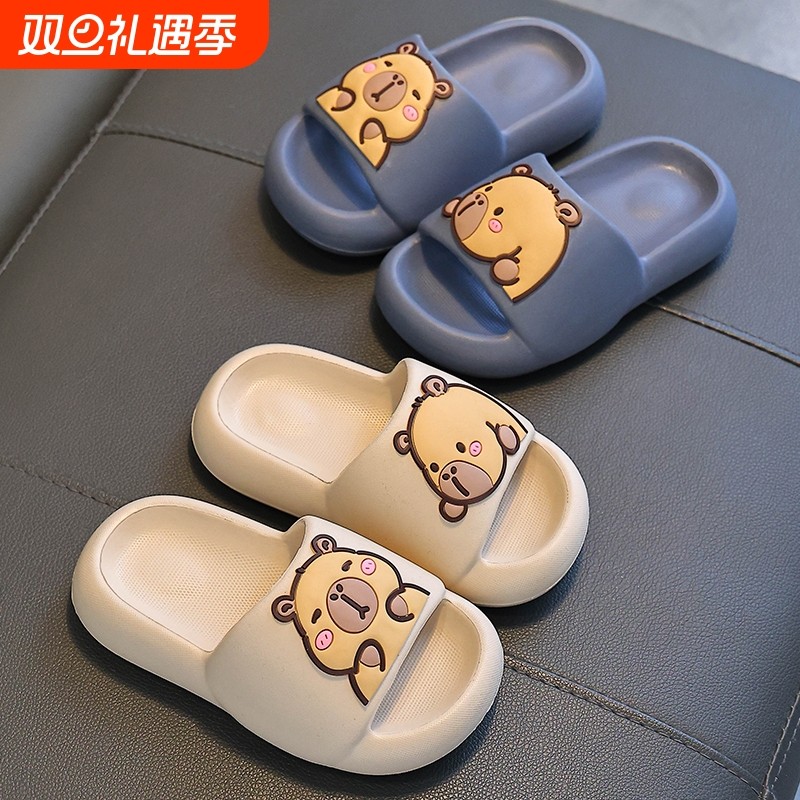 卡皮巴拉儿童拖鞋男外穿夏季防滑休闲家具宝宝小男孩子女童凉拖鞋
