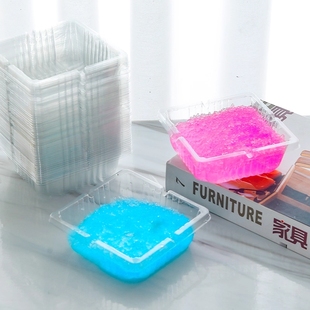 一次性烟灰缸水晶泥灭烟沙包KTV烟灰缸办公室防烟味防飞灰香膏