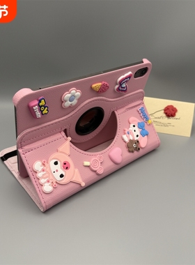 2025A16iPad11旋转iPad9/8/7保护套适用a2197苹果2air7654平板壳Pro9.7卡通A1566防摔第十代10.9寸第11第10