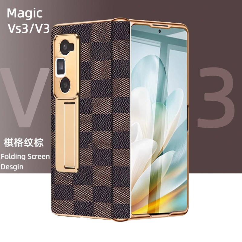 荣耀magicvs3真皮奢华铰链全包