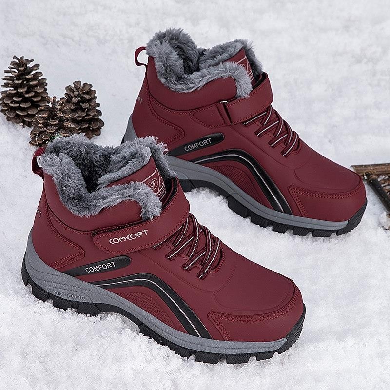 品牌老人鞋东北高帮大棉鞋女冬季加绒加厚妈妈鞋中老年健步运动鞋,女鞋,时尚雪地靴,淘宝优惠券,粉丝福利购,淘宝优惠卷