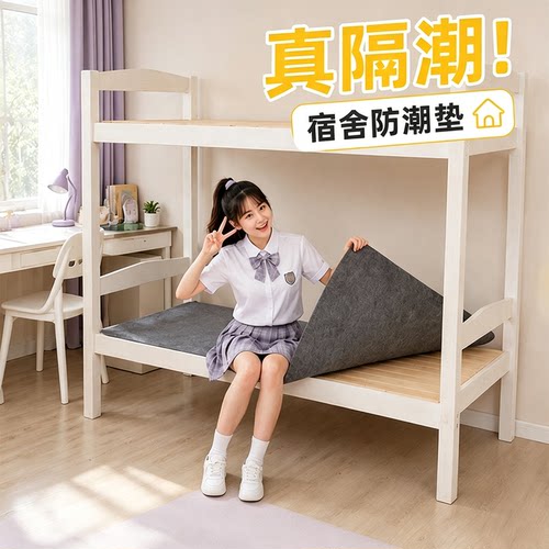 学生宿舍防潮垫防霉毛毡床垫地铺垫折叠单人床垫大学高中幼儿园