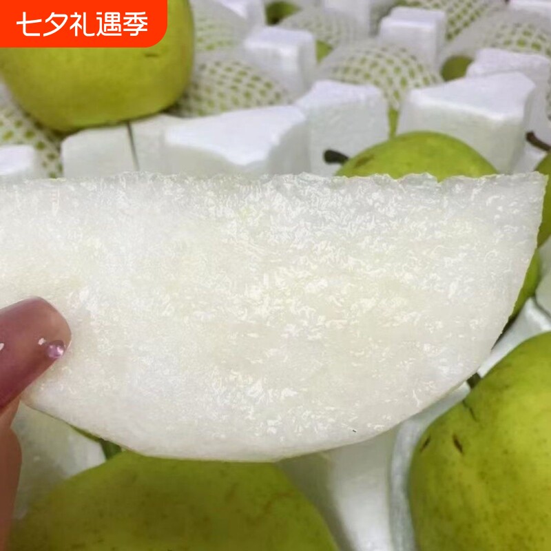 安徽砀山当季青皮蜜梨翠梨脆甜多汁产地直发皮薄新鲜香梨水果