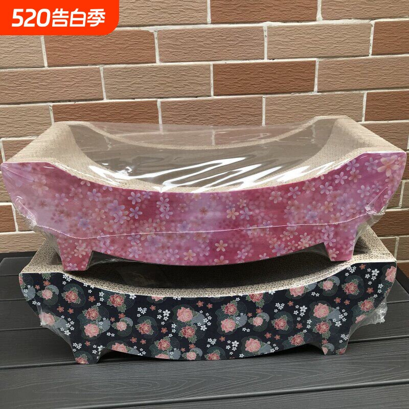 猫抓板爬架沙发床猫窝一体耐磨不掉屑贵妃椅爬板耐抓玩具用品猫咪