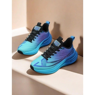 专业竞速碳板初中生运动鞋青少年跑步鞋男女超轻减震跑鞋冬季网面