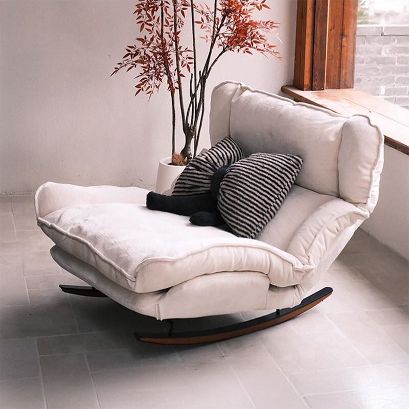 懒人沙发三折叠可调节摇椅懒人小户型阳台休闲椅卧室单人靠背沙发