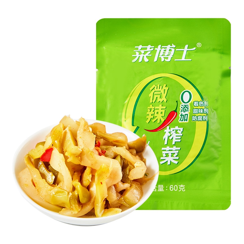 菜博士榨菜开味下饭菜60g榨菜丝青...