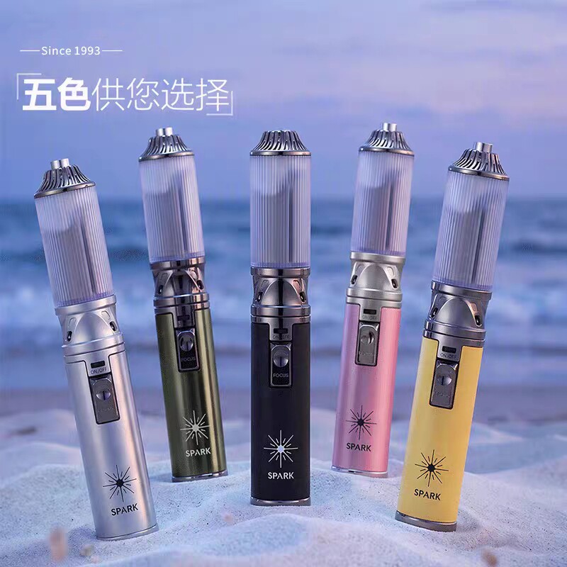 手持氛围棒冷焰喷花机充气喷枪喷火棒浪漫婚庆舞台派对拍照道具