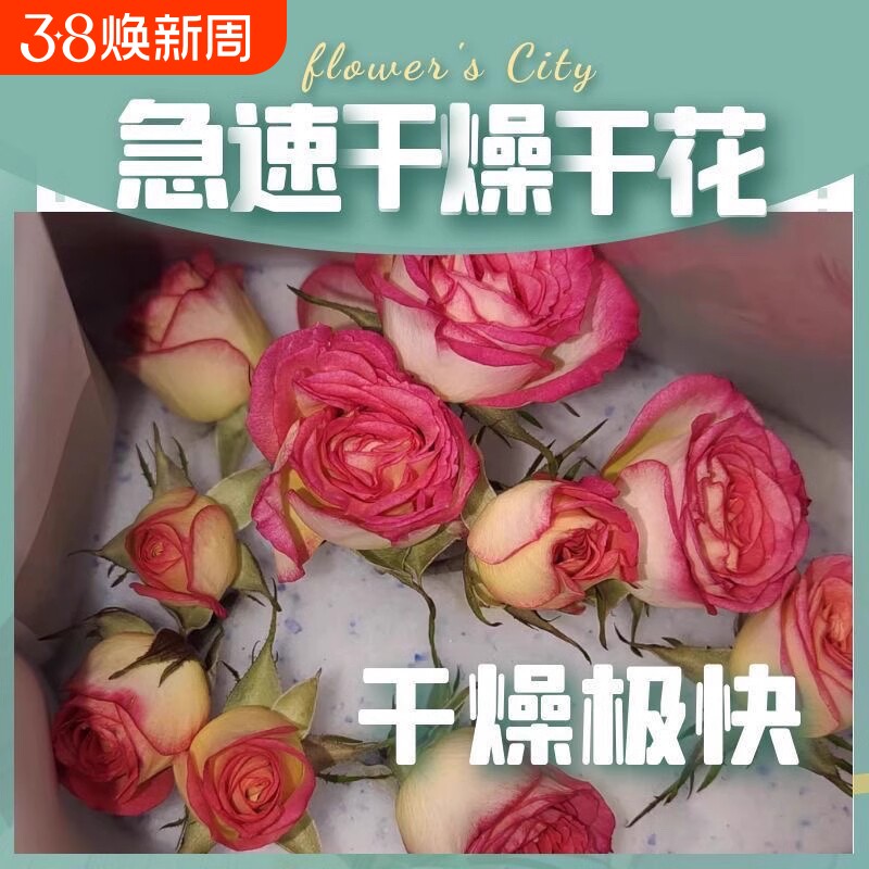 鲜花干燥剂大包永生花制作DIY标本长久玫瑰可微波循环使用