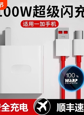 适用一加100原装充电器超级闪充充电头Oneplus一加11/12套装Ace2/Ace3手机supervooc快充10A真我GT5Pro正品