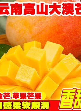 澳芒苹果芒当季生吃青芒果新鲜现摘大芒果水果包邮生芒果大果果肉