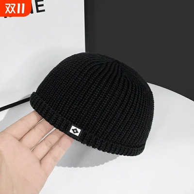 针织帽瓜皮男薄毛线帽女秋冬嘻哈
