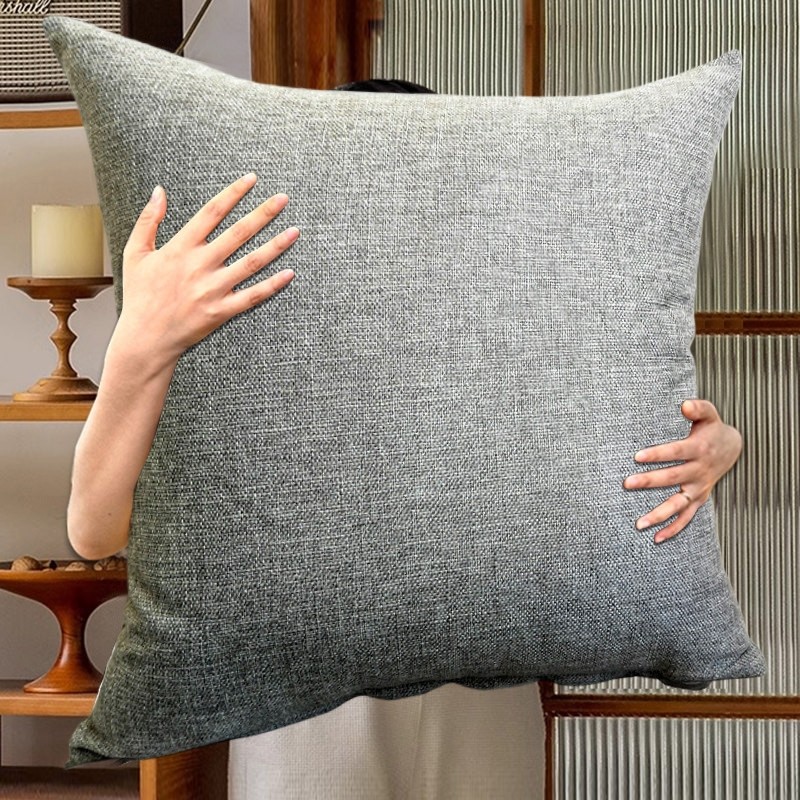 沙发抱枕靠垫客厅腰靠床头靠背垫抱枕套不含芯内胆可拆洗立体奶油