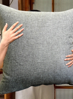 沙发靠垫抱枕抱枕套客厅腰靠床头靠背垫不含芯枕芯方形可拆洗内胆