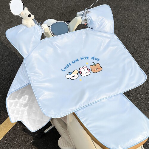 电动车挡风被防雨防晒遮阳罩电瓶摩托车春秋四季通用防水2026新款