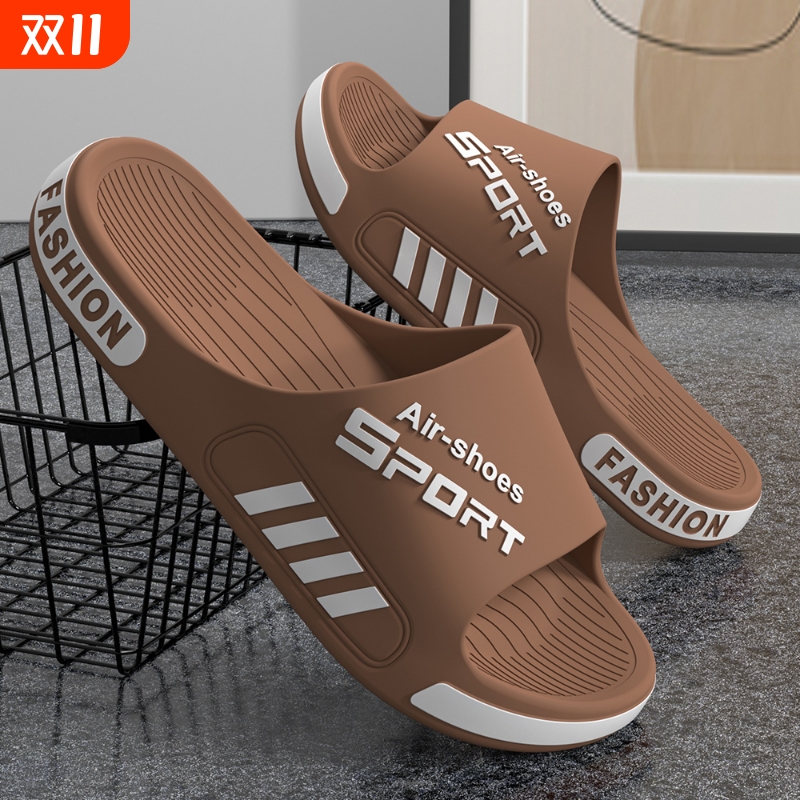 男士拖鞋夏季家居室内情侣洗澡防滑大码外穿凉拖男款防臭厚底手工