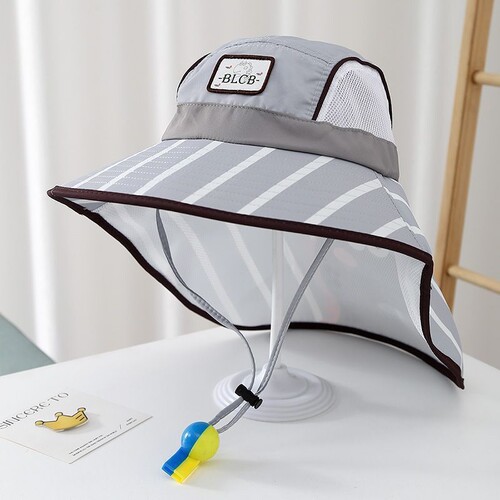 儿童防晒帽防紫外线中大